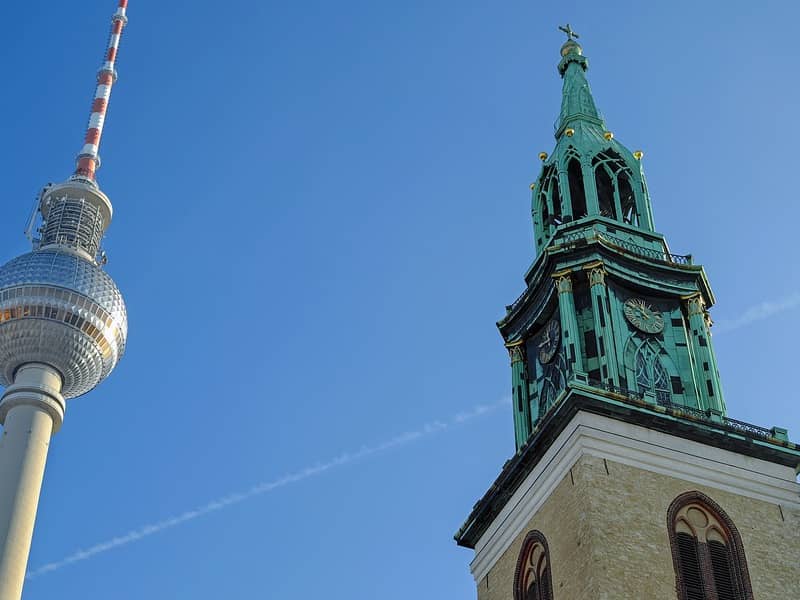 St. Mary's Church on Alexanderplatz