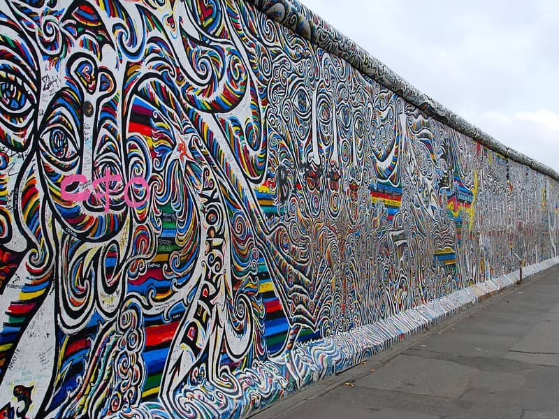 Remains of the Berlin Wall